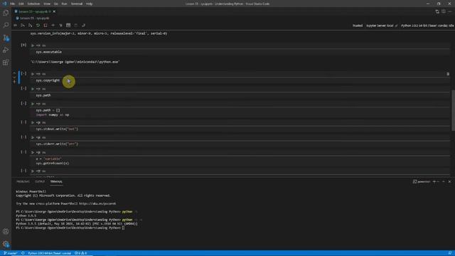 Understanding Python: Lesson 55 - sys смотреть онлайн