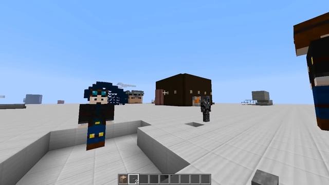 Minecraft | PLAYER STATUES! | Add Any Skin! | Only One Command (Minecraft Vanilla Mod) смотреть онлайн