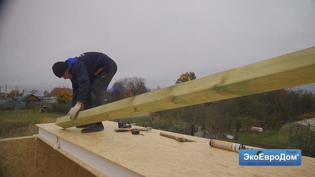 Чердачное перекрытие в СИП доме и устройство кровли – Инструкция №5/5 смотреть онлайн