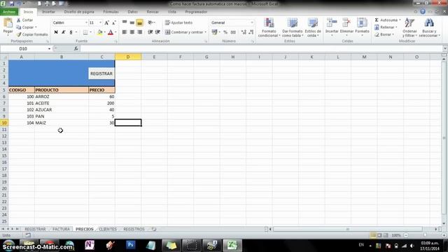 Como hacer una factura automática con macros en Excel. Parte Final смотреть онлайн