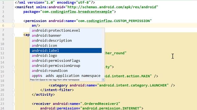 BroadcastReceiver Tutorial Part 6 - BROADCAST PERMISSIONS - Android Studio Tutorial смотреть онлайн