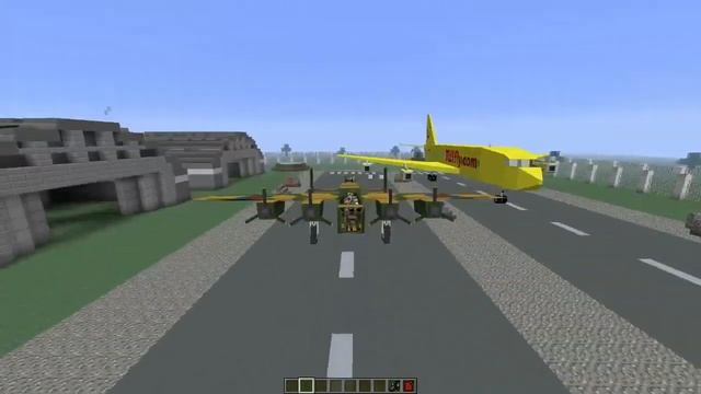 Военная техника и оружие Flan's mod Обзор модов для майнкрафт смотреть онлайн