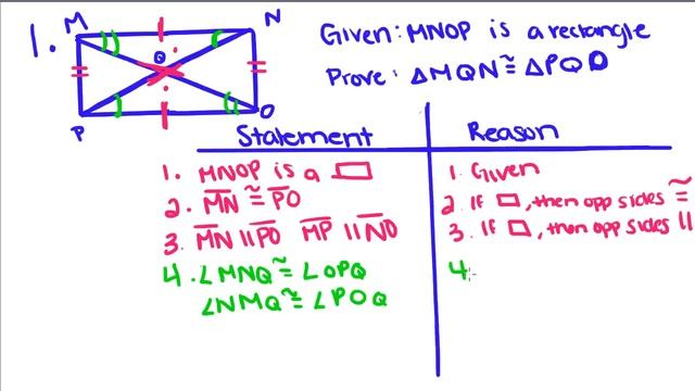 Geometry - 24 - Proofs using Definition of a Rectangle смотреть онлайн