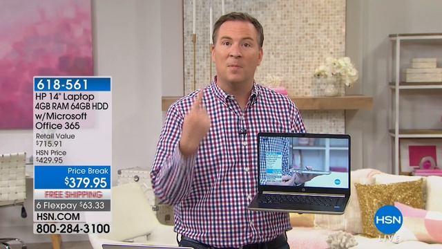 HP 14" 4GB RAM, 64GB HDD Laptop with Microsoft Office 365 смотреть онлайн