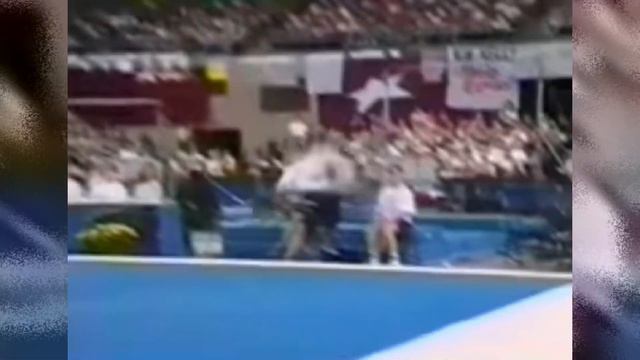 Kim Zmeskal - 1992 Olympics Floor Reaction смотреть онлайн