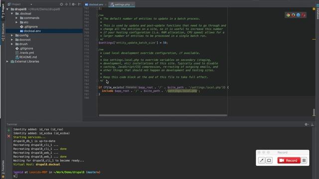 Debugging web pages with Xdebug and PHPStorm in Docksal смотреть онлайн