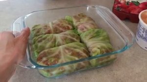Голубцы из замороженной капусты.