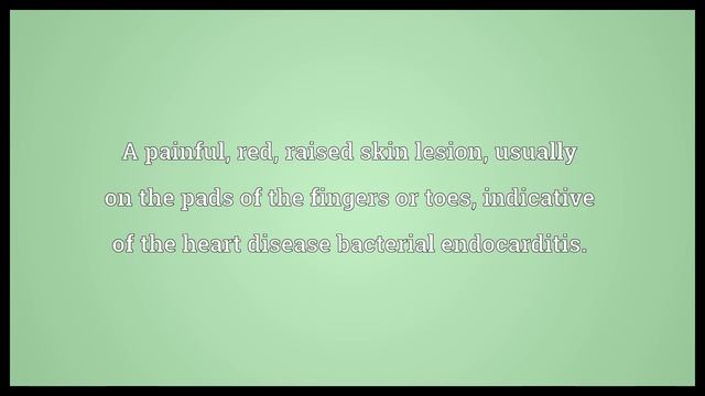 Osler node Meaning смотреть онлайн