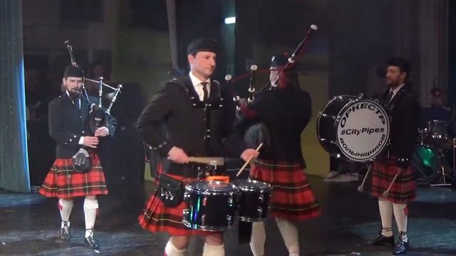 Сity pipes 27 открытие концертного сезона "КАЗАКИ РОССИИ" 11.11.2017 ОЦКНТ Липецк смотреть онлайн