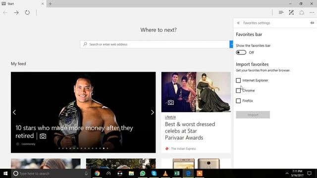 Import Your Bookmark Browsing History and Password to Microsoft Edge смотреть онлайн