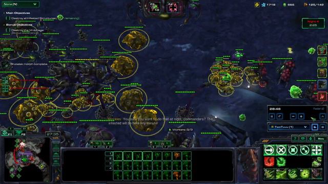 #187: Onslaught - Abathur Solo (p2) [Starcraft 2 Co-op Mutation] (Cheese) смотреть онлайн