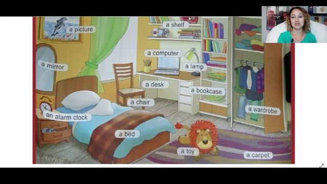 Конструкция There Is There Are + описание комнаты