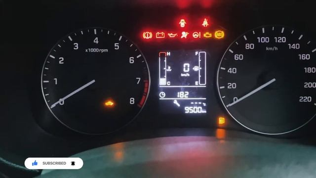 Hyundai Service Reset In 30seconds||CRETA||I20||VERNA||SANTAFE||1080p||