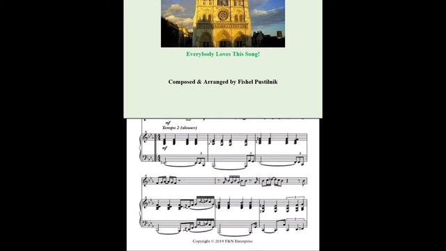 "We'll Meet In Notre Dame" for Violin and Piano (Sheet Music) смотреть онлайн