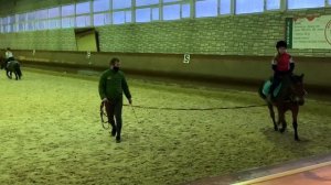 Верховая езда//КОНОБЛОГ// Как проходит моя тренировка с Голиафом