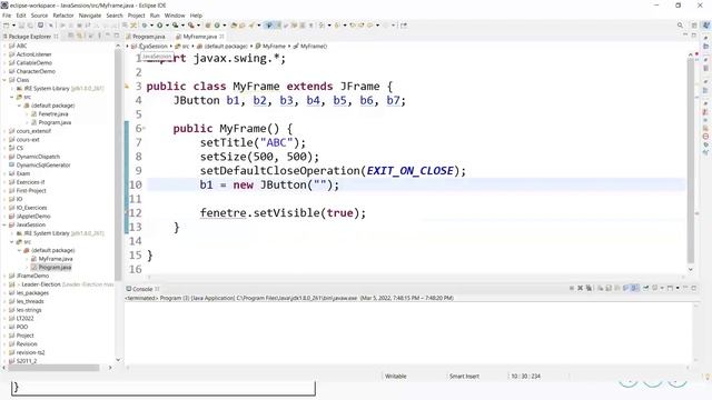 Java - Swing (GUI) смотреть онлайн
