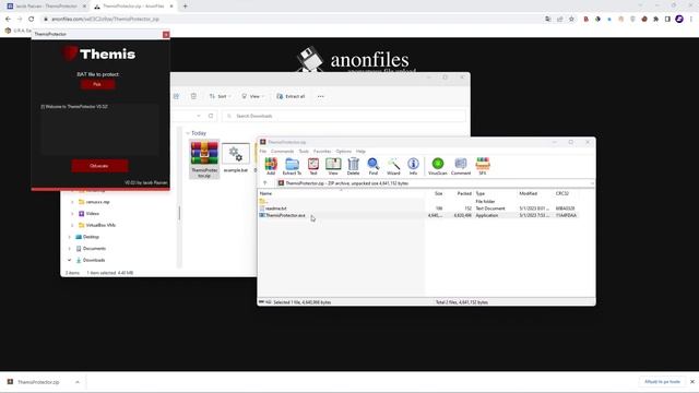 How to obfuscate .bat files - ThemisProtector смотреть онлайн