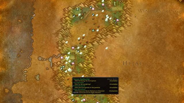 World of Warcraft. Quests - Cleansed Water Returns to Felwood смотреть онлайн