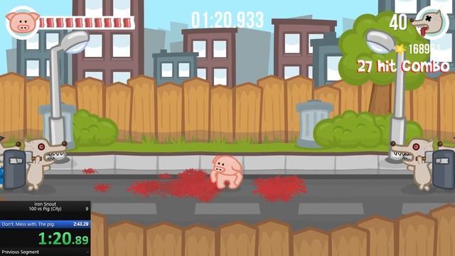 Iron Snout speedrun in 2:38.54 (Pig vs 100 (City)) [Former WR] смотреть онлайн
