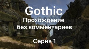 Gothic 1 Серия 1 прохождение без комментариев
