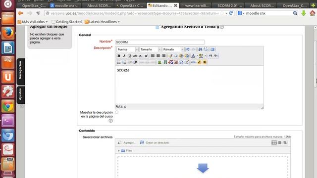 Embedding OpenStax CNX Learning Objects as a Resource in Moodle смотреть онлайн