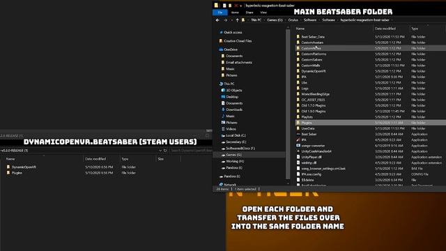 Beat Saber Custom Sabers/Avatars/Platforms | Mods Tutorial (May) 2020 смотреть онлайн