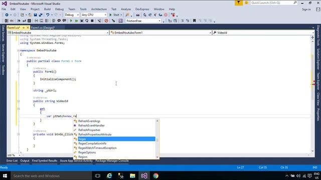 C# Tutorial - How to Add or Embed Video into Windows Forms | FoxLearn смотреть онлайн
