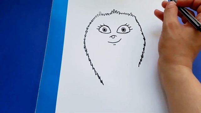Как нарисовать Гиджет, из мультфильма Тайная жизнь домашних животных 2/draw a Gadget смотреть онлайн