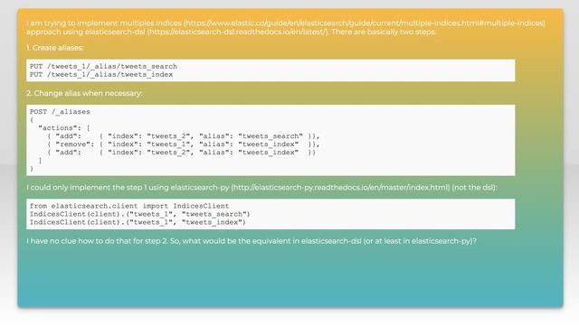 What is the Elasticsearch-py equivalent to alias actions? смотреть онлайн