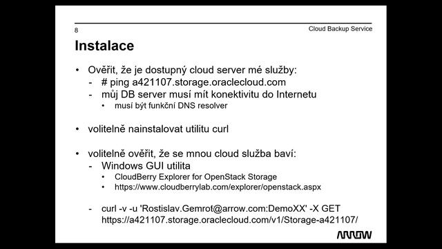 Zálohování Oracle databáze do cloudu prakticky смотреть онлайн