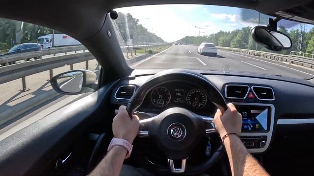 2012 Volkswagen Scirocco III [1.4 TSI 122HP] |0-100| POV Test Drive #1825 Joe Black смотреть онлайн