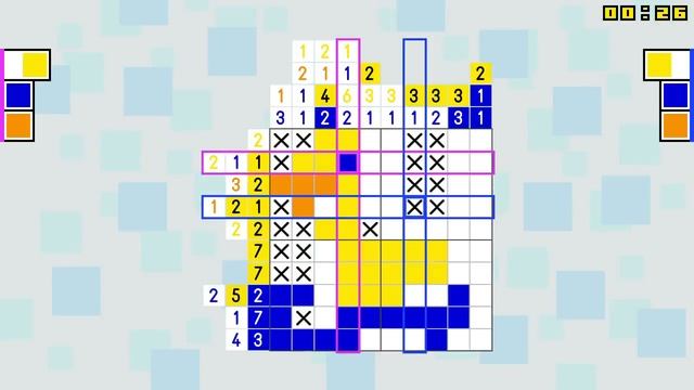 Pic a Pix Deluxe for Nintendo Switch co op color picross gameplay footage смотреть онлайн