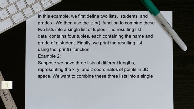 How can we use the following function in Python: zip() смотреть онлайн
