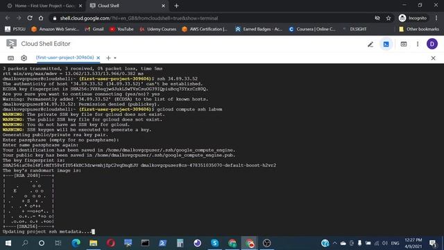 GCP gcloud lab поднимаем виртуальную машину f1-micro смотреть онлайн