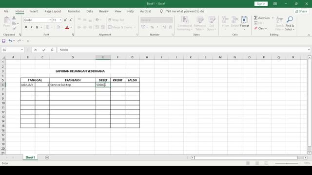 membuat laporan keuangan sederhana di excel смотреть онлайн