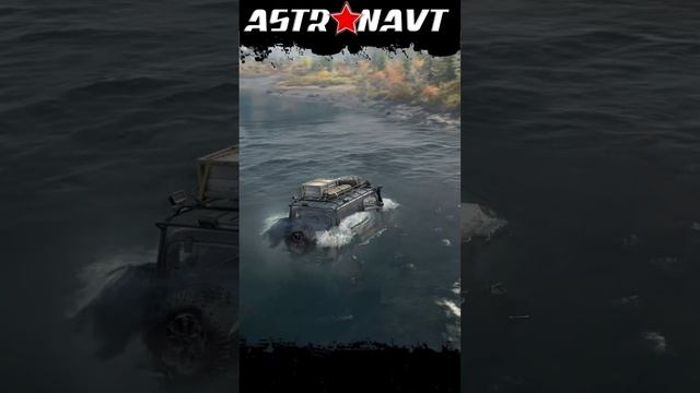 Jeep переплывает реку не касаясь колесами дна смотреть онлайн