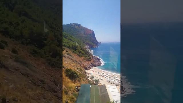 Катаемся нв фуникулере в Аланьи Турция) смотреть онлайн
