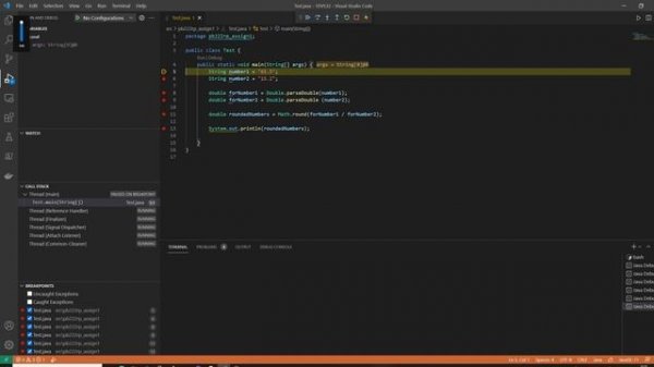 Visual Studio Code Java Debugging