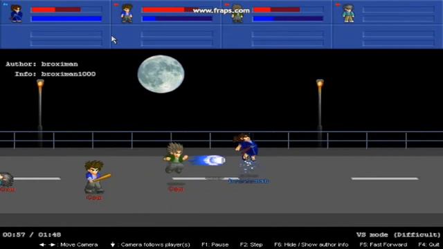 Little Fighter 2 Vs mode rudolf Vs davis + dennis + woddy HD смотреть онлайн