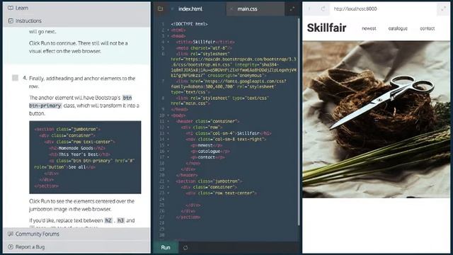 Bootstrap, CSS Framework, Learn Bootstrap (pt 3) смотреть онлайн
