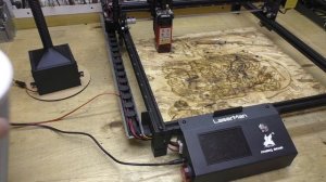 ДЫМА НЕТ! Лазерный гравер Flying Bear LaserMan и доработка системы дымоудаления!