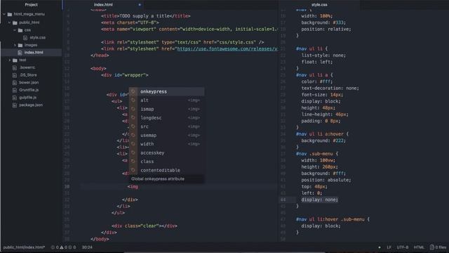 [Bài 07] Cùng học cách làm Menu 2 cấp, Mega menu HTML, CSS смотреть онлайн