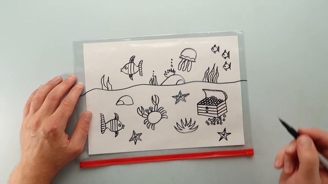FUNNY DRAWINGS FOR KIDS Fun and Simple Sea Animals Drawing Tutorial! Light beam books смотреть онлайн