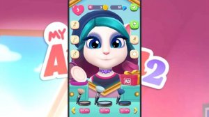 24 часа в синем цвете челлендж в Моя Говорящая Анджела 2