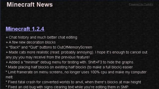 Minecraft + Mojang News: MC Xbox Release Date & Update 1.2.4! смотреть онлайн