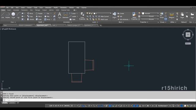 27. ROTATE AND MIRROR COMMAND | HINDI | AUTODESK AUTOCAD смотреть онлайн