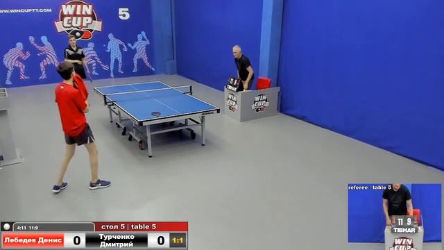 18:30 Лебедев Денис 3-1 Турченко Дмитрий стол 5 ЮГ-3 09.06.20 смотреть онлайн