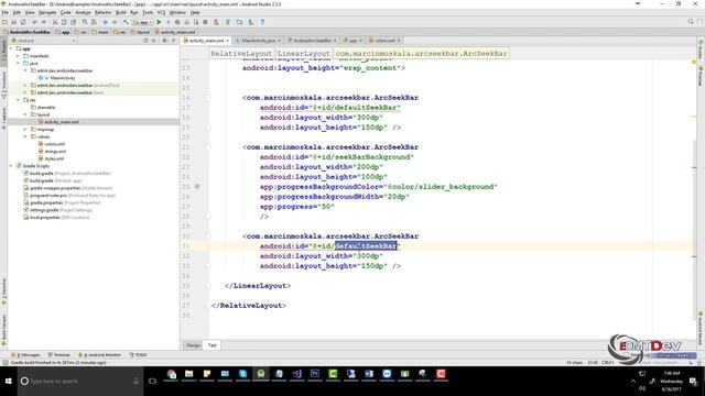 Android Studio Tutorial - Arc Seek Bar смотреть онлайн