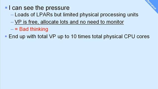 POWER7 Performance FAQ - Entitlement, Virtual Processors, Affinity, rPerf, Spare Capacity смотреть онлайн