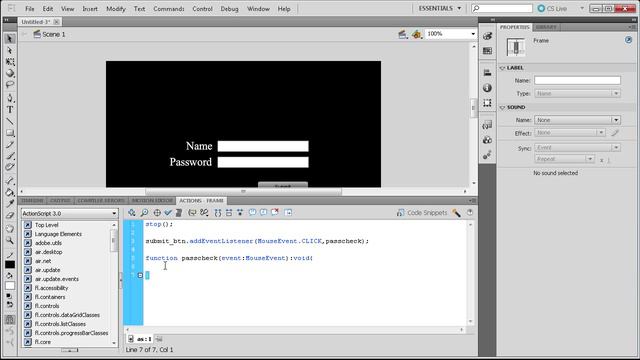 Flash Tutorial: Password Protect Sections of a Flash File -HD- смотреть онлайн